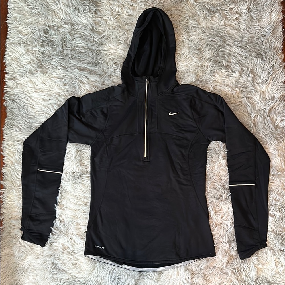 Nike Black Hooded Pullover